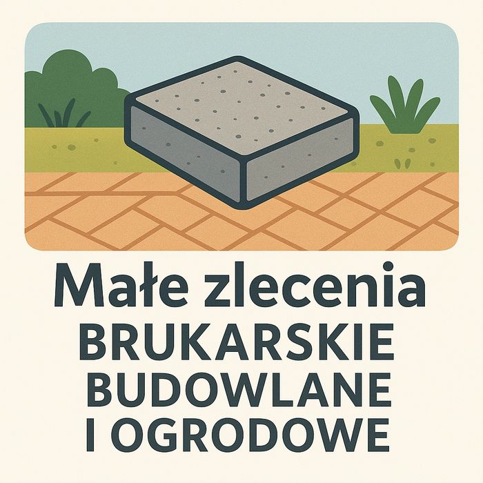 Usługi brukarskie i drobne roboty budowlane.