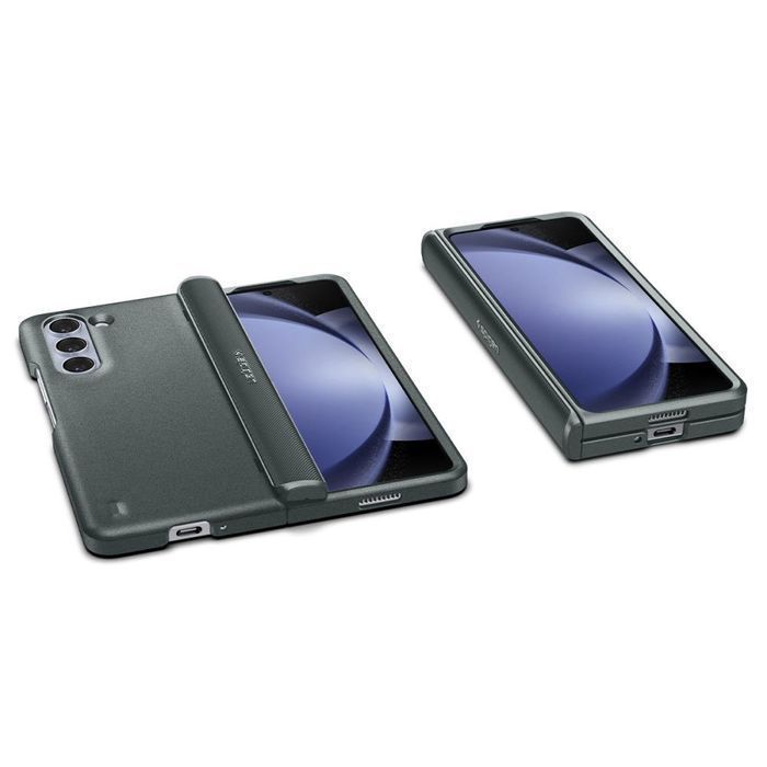 Etui Spigen Slim Armor Pro Galaxy Z Fold 5 - Zielono-Abyssinian