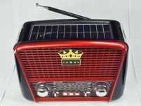 Radio solarne przenośne RETRO - sieciowo-bateryjne SW Golon RX-455S.