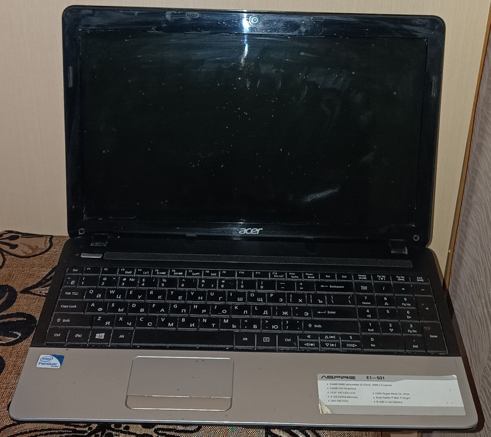 Ноутбук ACER Espire E1-531