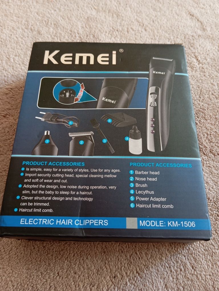 Машинка для стрижки KEMEI 3v1
