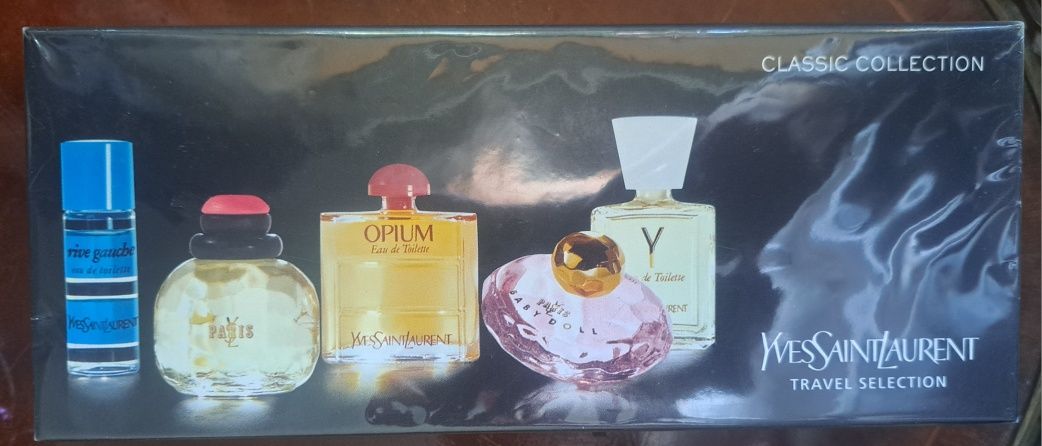 Conjunto de 5 miniaturas de perfume da Yves Saint Laurent