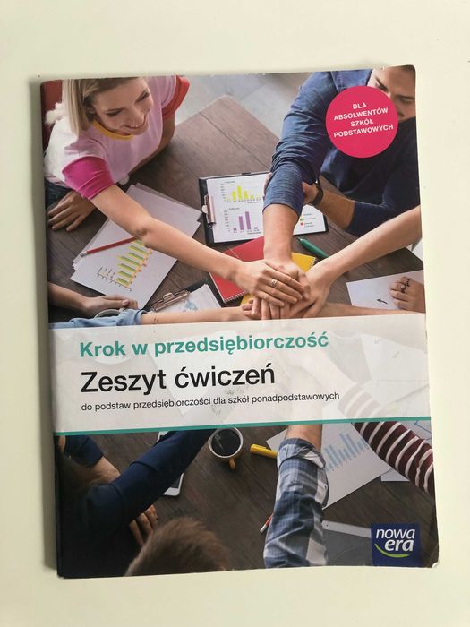 Krok w przedsiębiorczość Zeszyt Ćwiczeń uzupełnione 3 strony