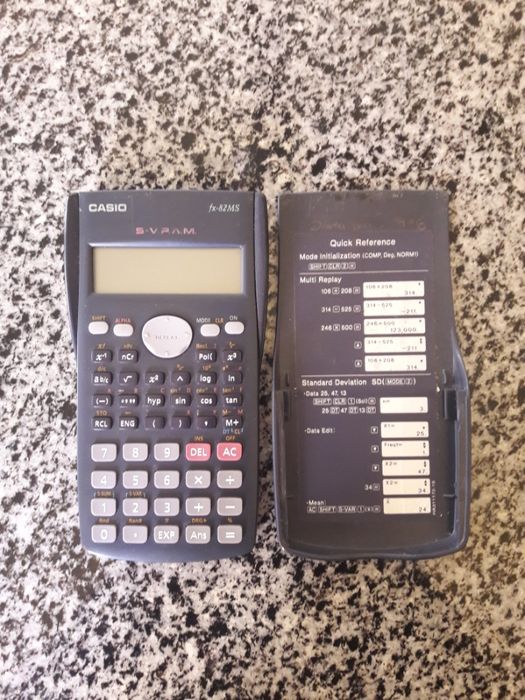 Calculadora Casio fx-82 MS e fx-92 Collège II