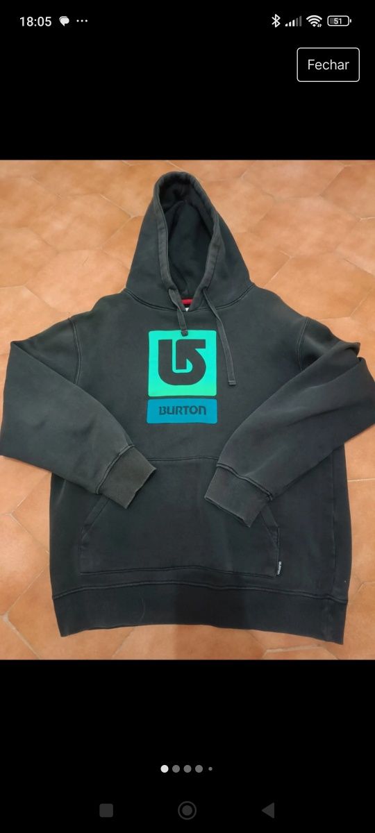 Sweatshirt com capuz Burton
