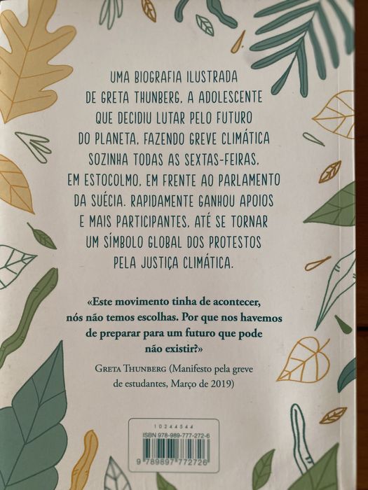 Livro “A admirável história de Greta Thunberg”