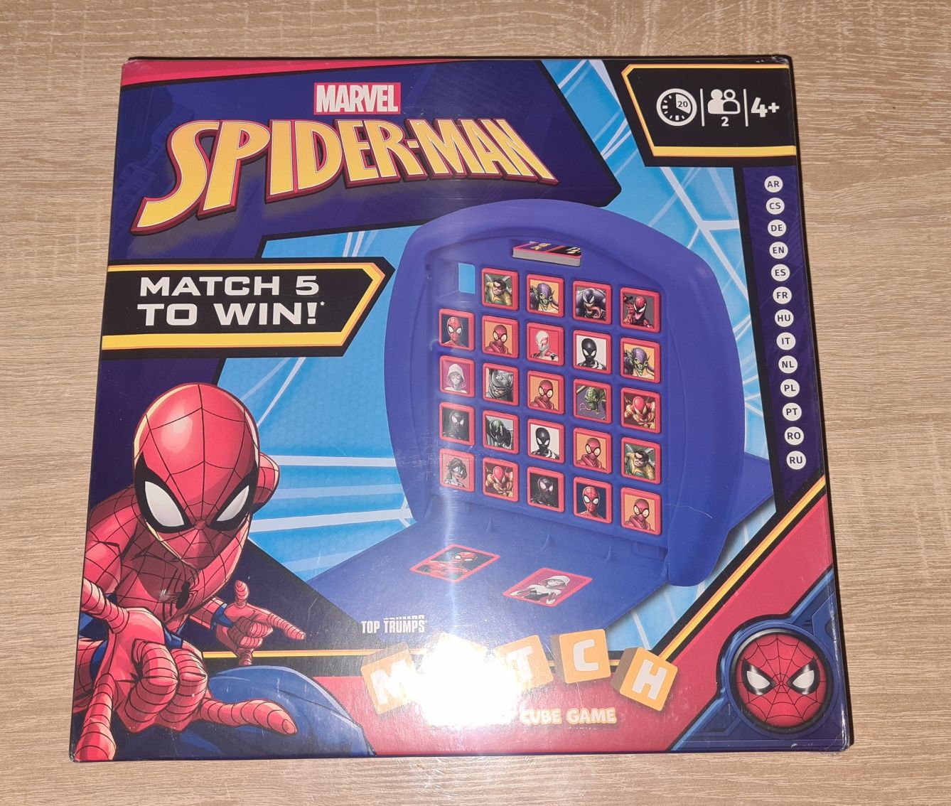 NOWA GRA 4+ Spider man Marvel Spiderman match