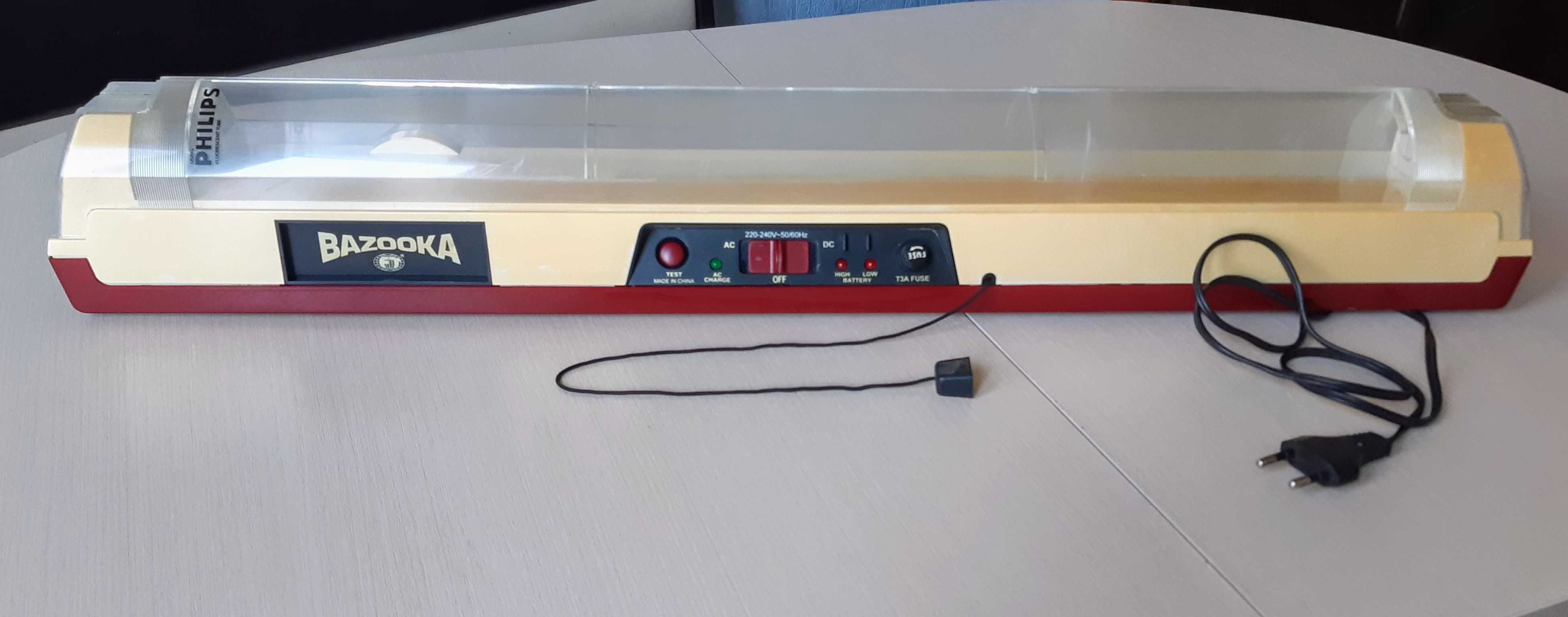 Фонарь аварийный аккумуляторный BAZOOKA люминесцентная OSRAM 18W/765