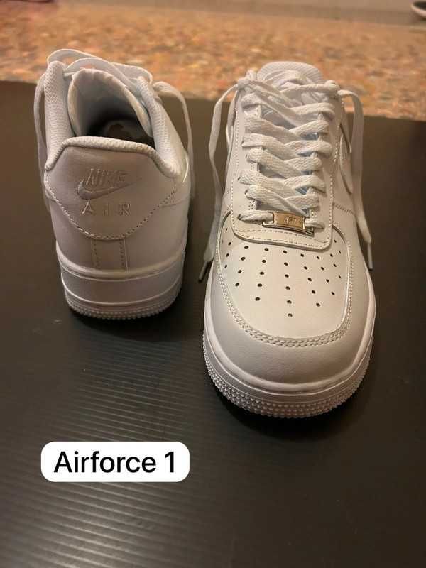 Buty damskie Trampki NikeAirForce1Biały r.43