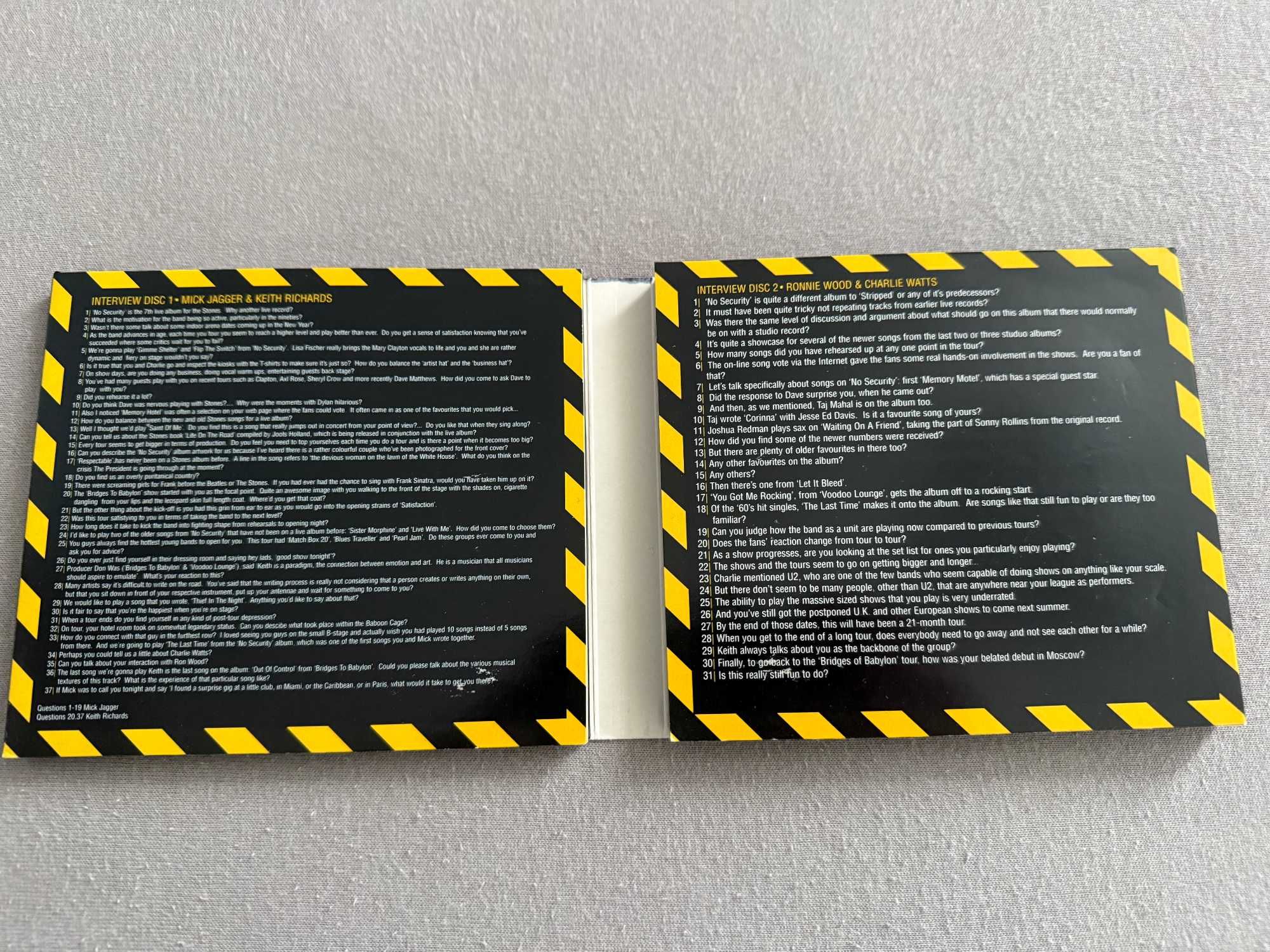 The Rolling Stones No Security 3 CD edycja specjalna wywiad interview