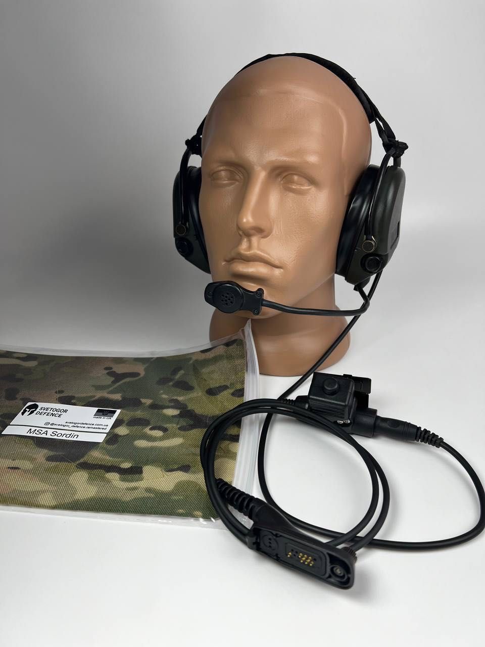 Навушники військові MSA Sordin Neckband, Олива 40766