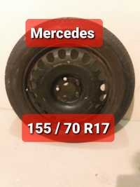 Запаска докатка костыль таблетка 155 / 70 R17 Mercedes  Continental