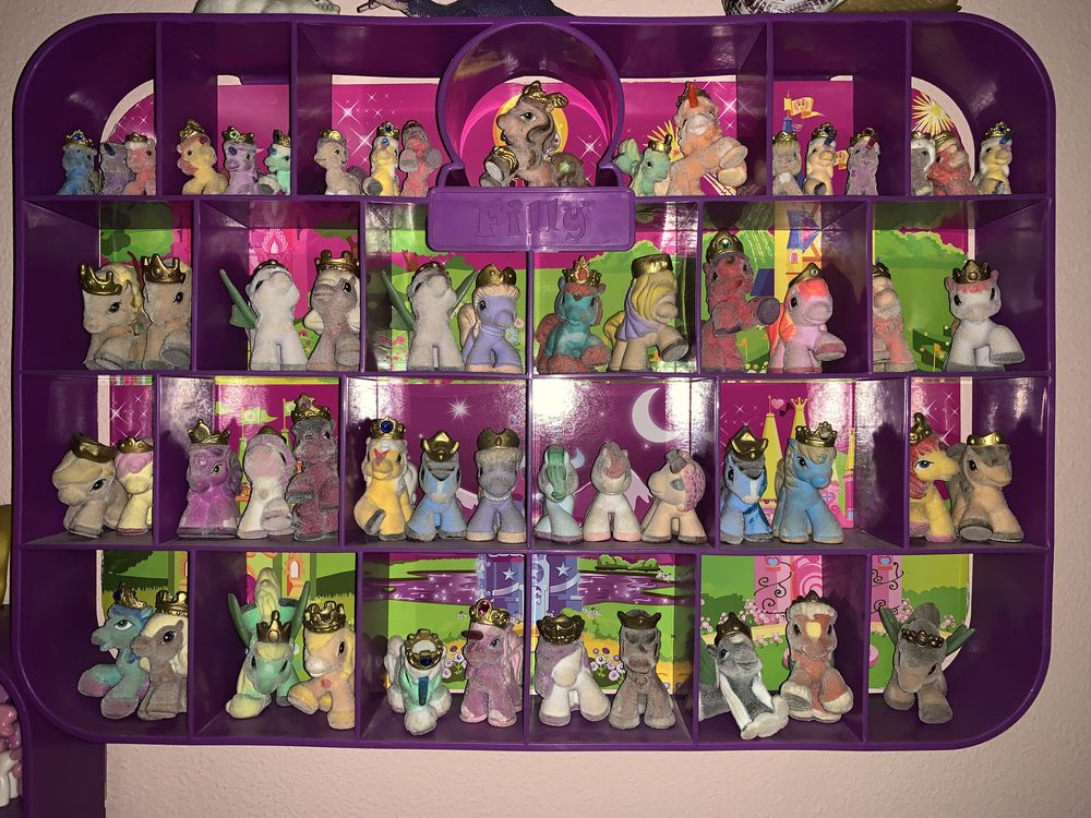 Поні Filli та my little pony з замком, будиночком і каруселлю