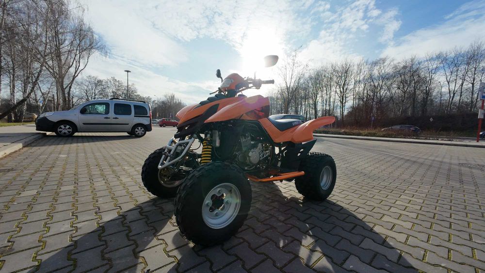 Quad Dinli DL901 450cc 2007r. Niski, potwierdzony przebieg. Zadbany.