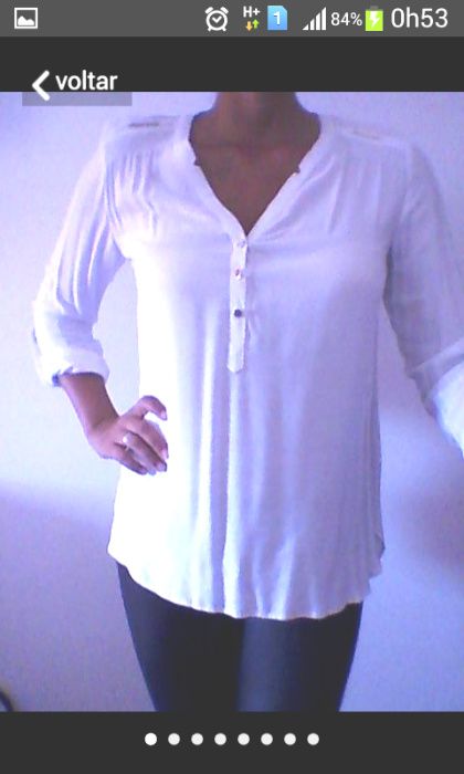 Camisa branca (nova) - 38.