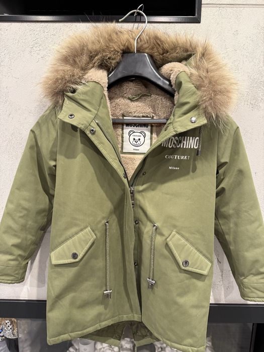 Kurtka dziecięca Moschino , parka , khaki 10 lat , 140 cm