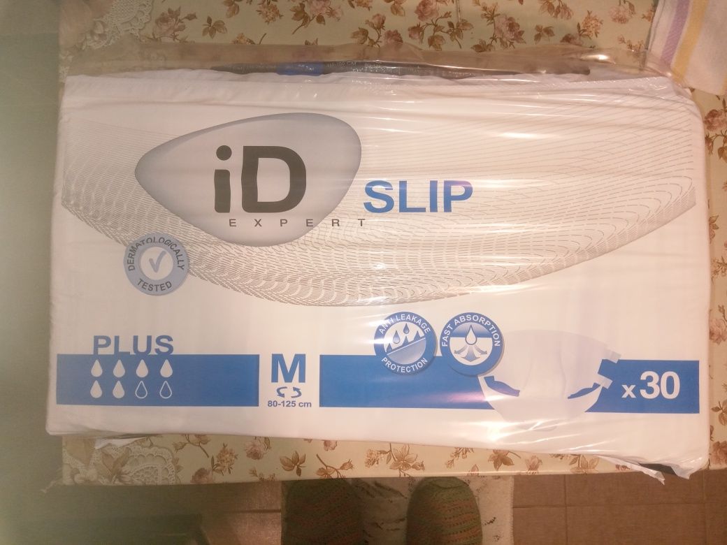 Підгузники для дорослих iD expert slip розмір М. 4 Упанапаковки1550грв