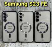 Чехол Chrome MagSafe на Samsung S24 FE/ S23 FE. Защита камер