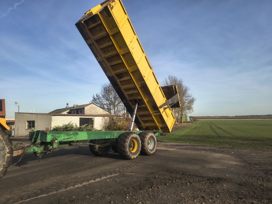 Przyczepa skorupa 18t,resor,2-osie, zarejestrowana