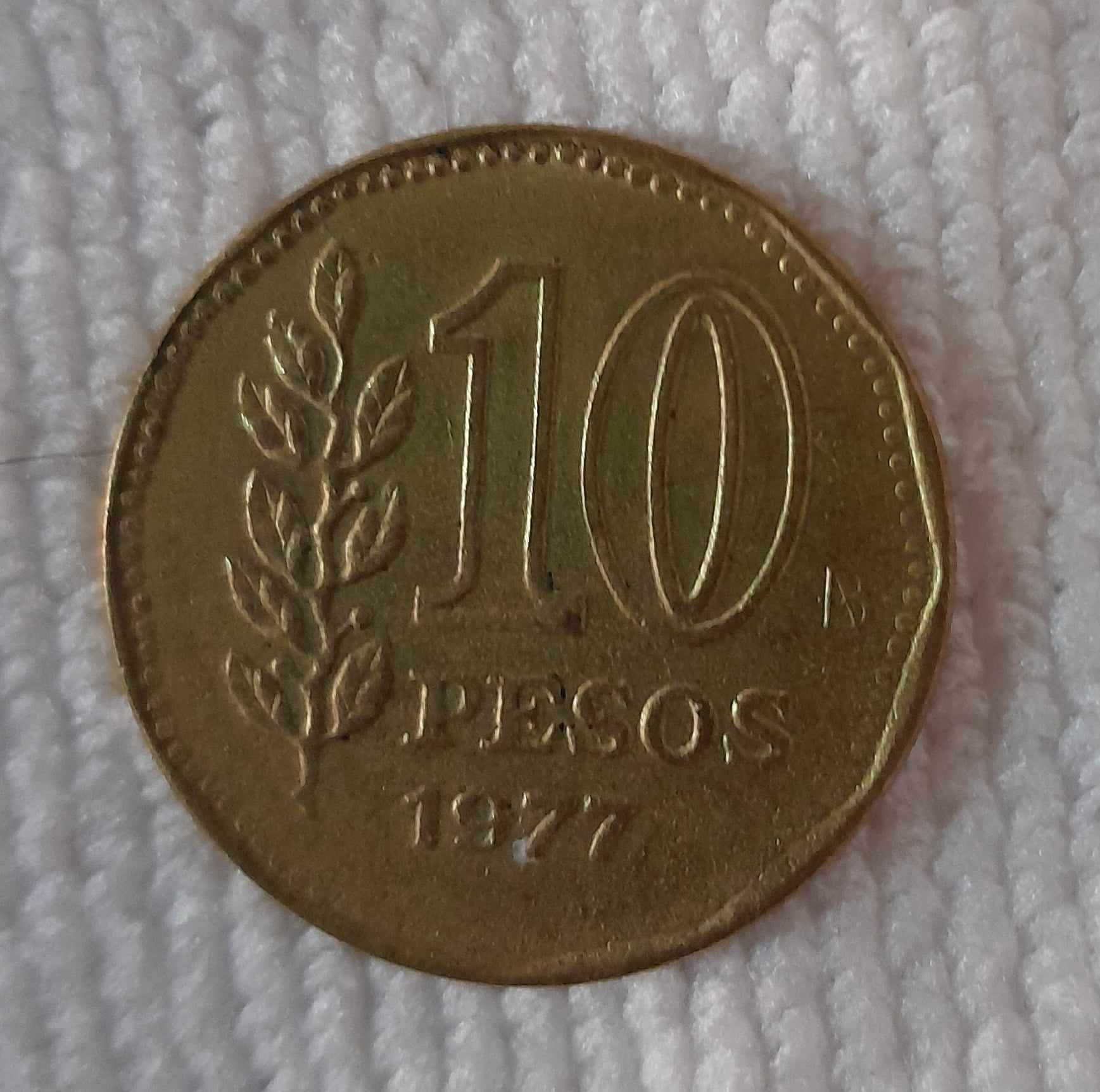 ARGENTINA - 10 Pesos - 1977