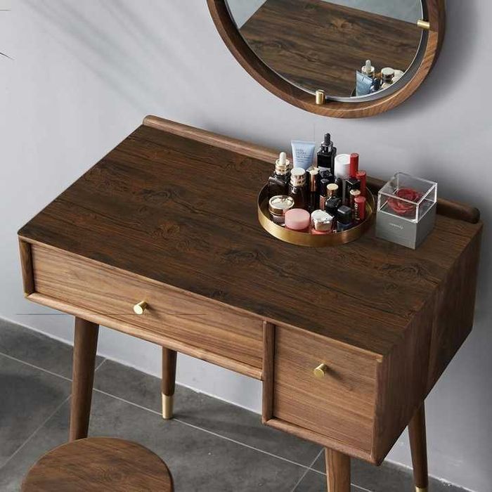 Folia samoprzylepna 40x300 cm ciemny brąz drewno vintage meble