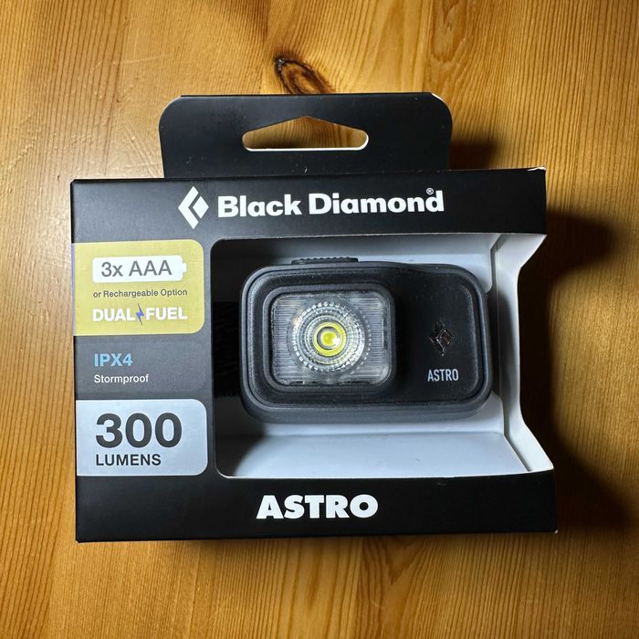 Фонарь налобный Black Diamond - Astro 300, Dual Fuel!