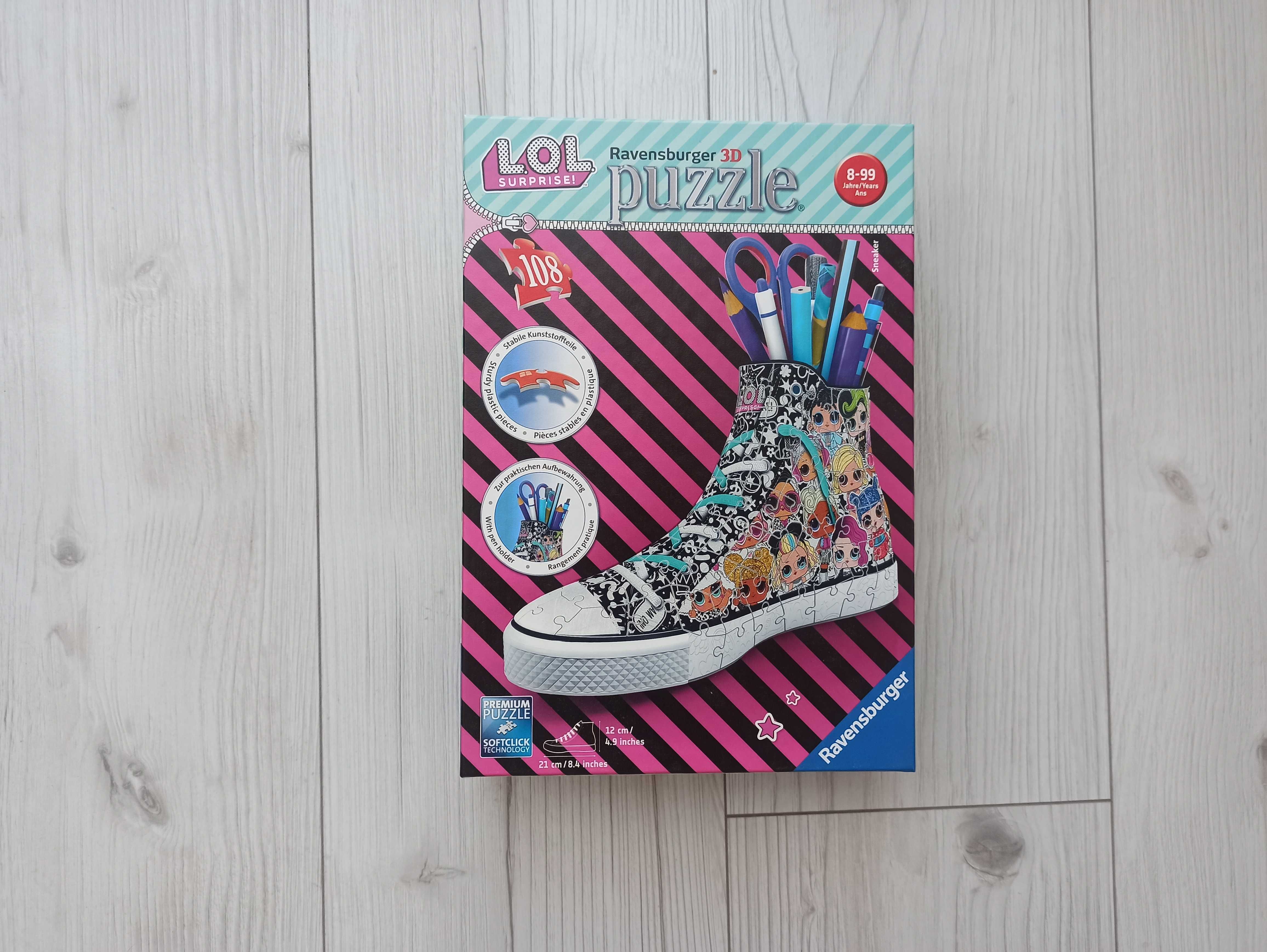 Ravensburger, puzzle 3D, But    LOL, 108 el.