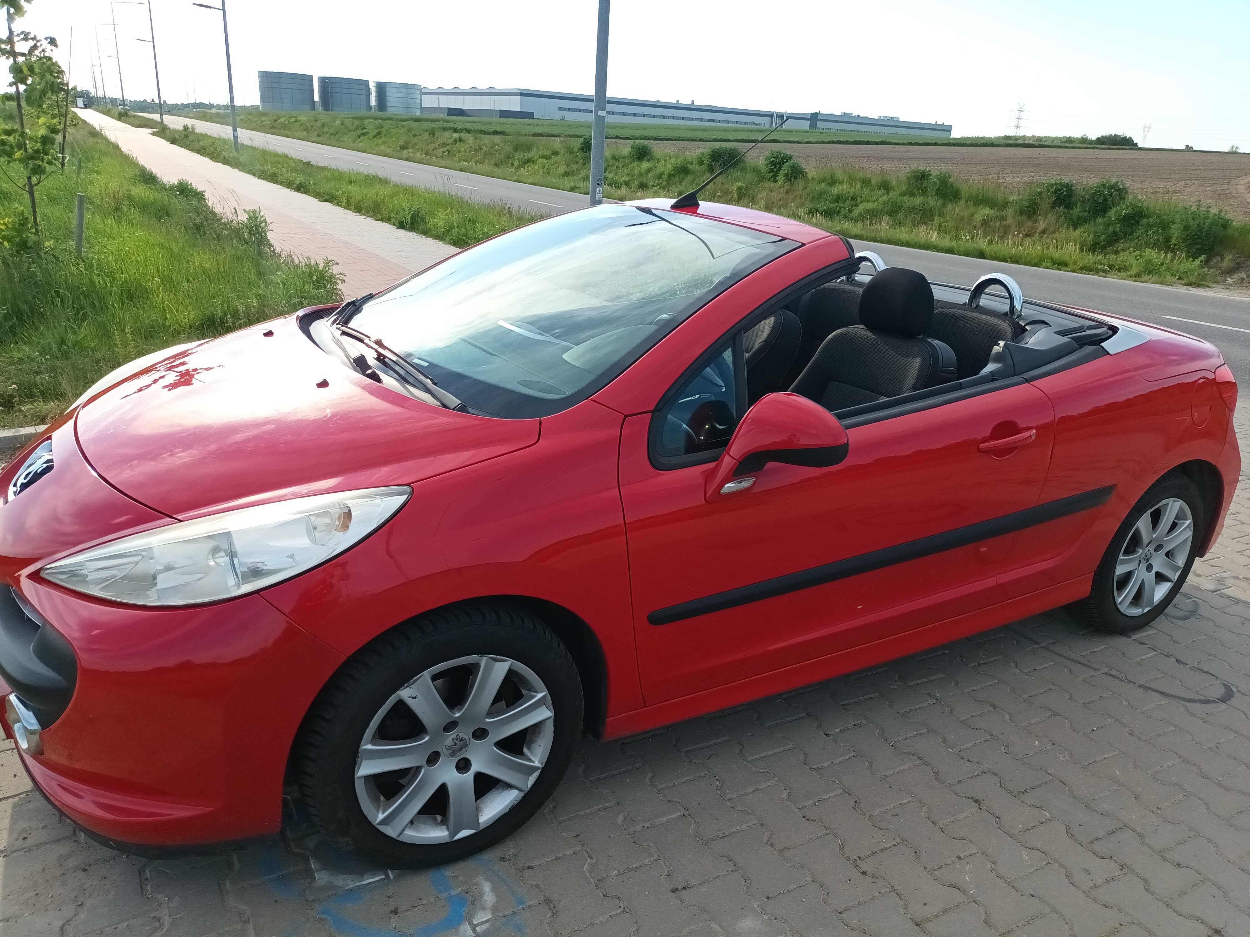 Peugeot 207 cc Czerwony