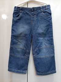 Spodnie dżinsowe ocieplane 86-92