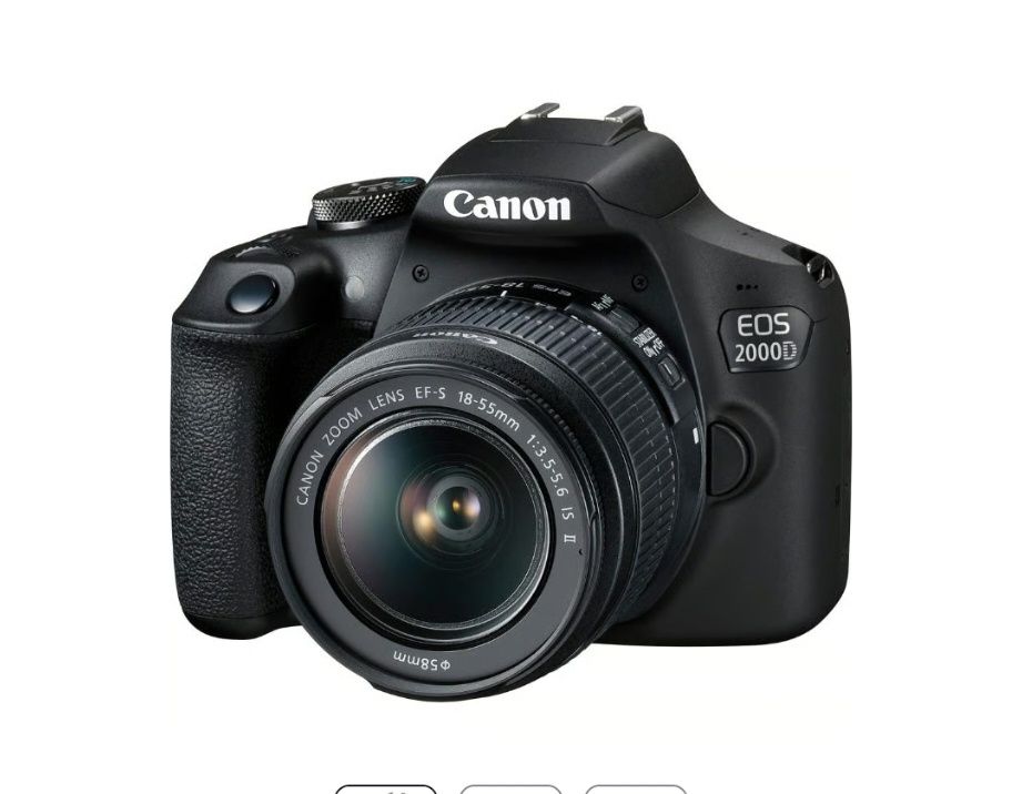 Máquina fotográfica Canon 2000D