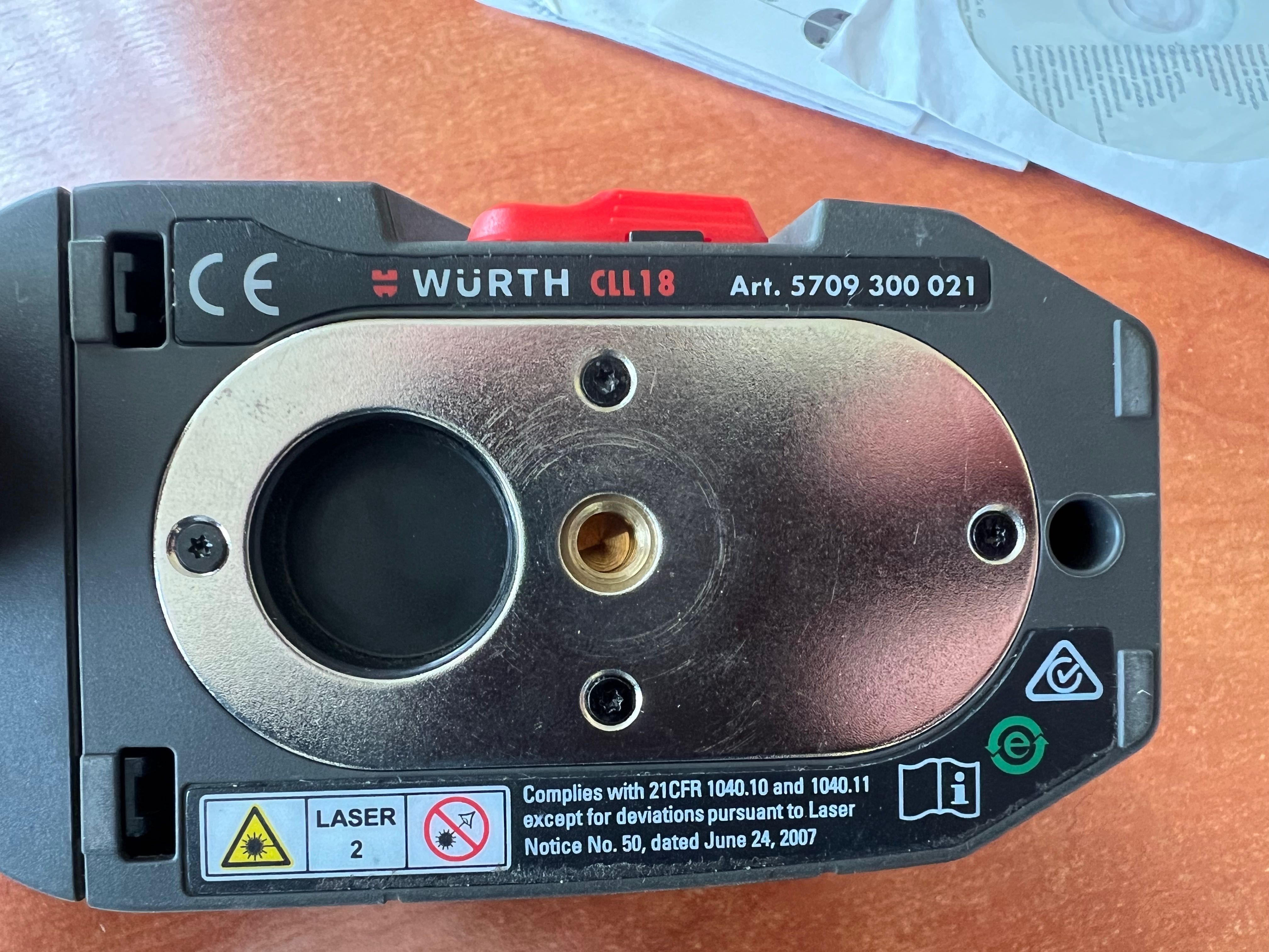 Laser krzyżowy Wurth CLL18 Leica  jak nowy