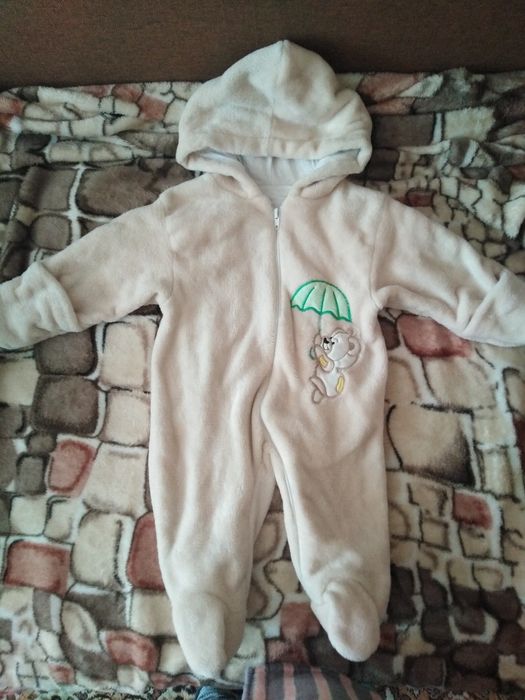 Человечек тёплый слип комбинезон