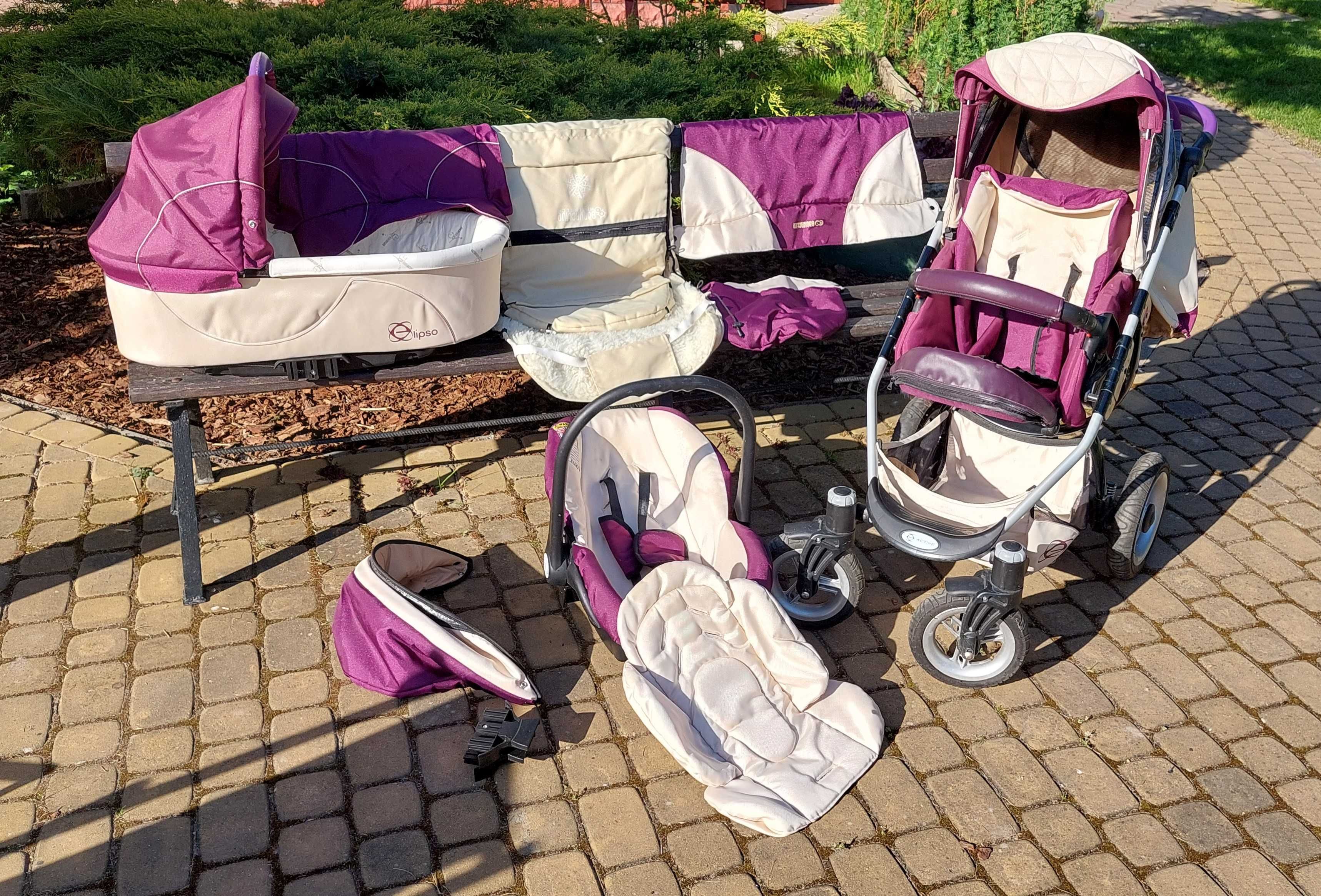 Wózek dziecięcy Baby Active Elipso 3w1