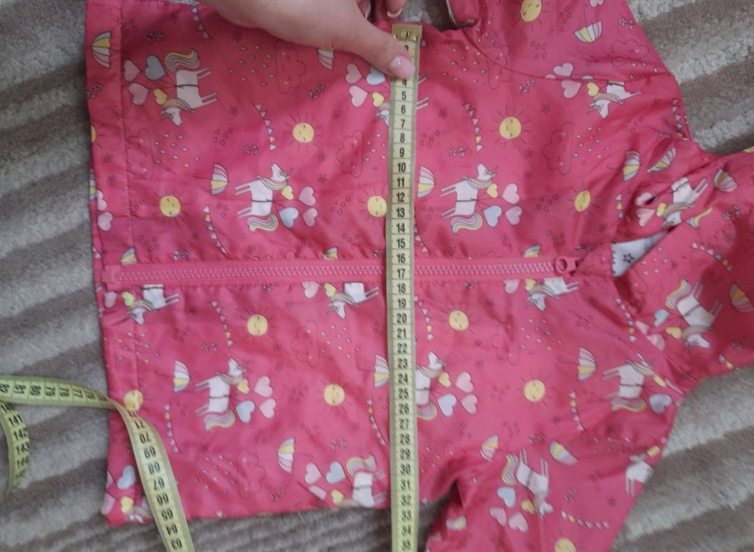 Куртка вітровка для дівчинки 1-2 роки