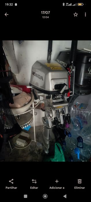 Vendo motor Honda 5 HP 4 tempos sem ducomentos não negociável