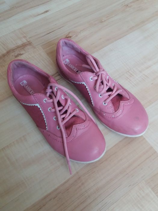 Buty/półbuty skórzane Lasocki dziewczęce roz. 36 (ok. 23 cm)