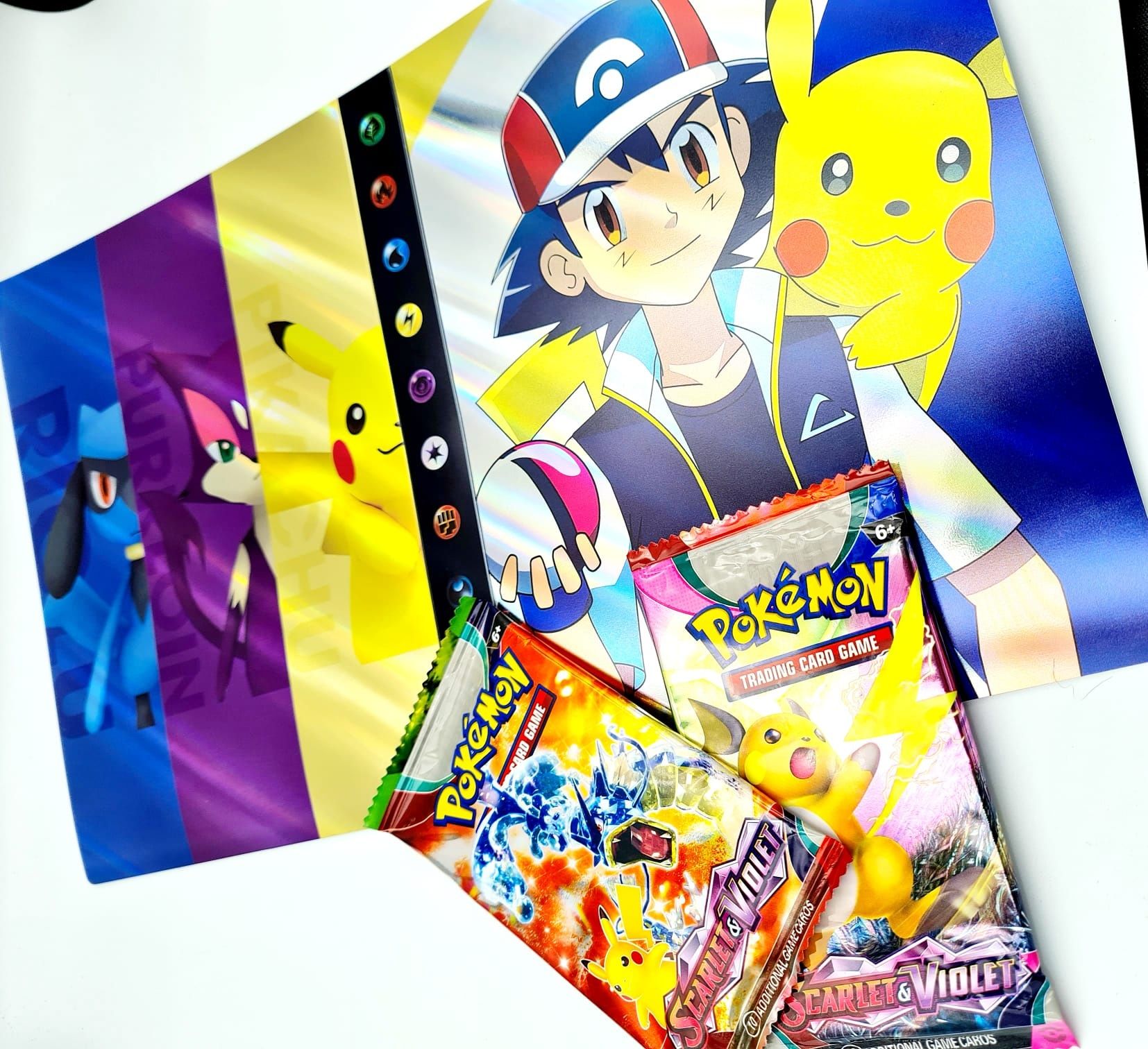 Zestaw Pokemon album A5 + karty nowe zabawki