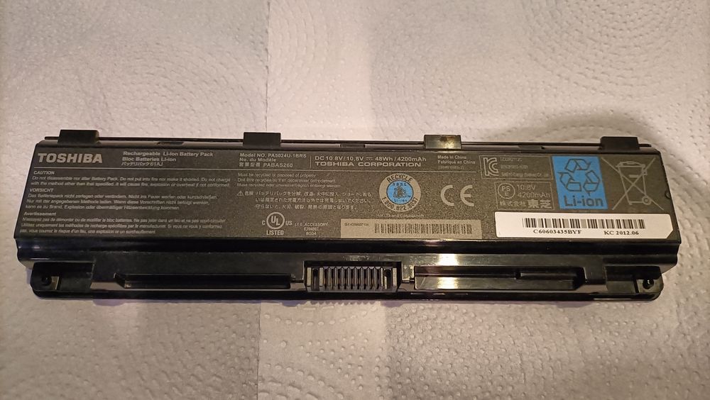 Bateria de Toshiba  Satellite L855-14T