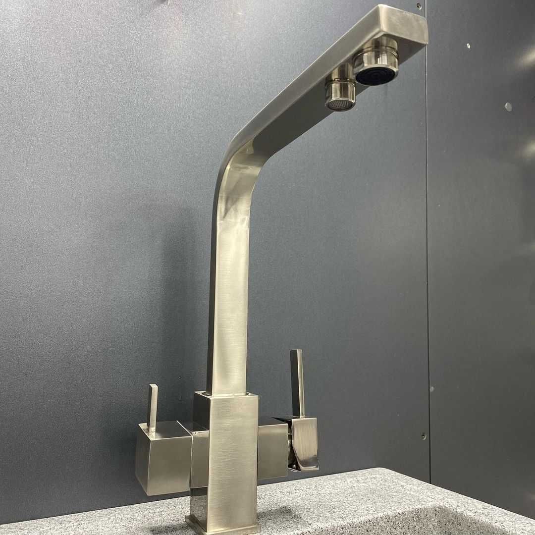 Смеситель для кухни Globus lux gllr-0111-8-ststeel
