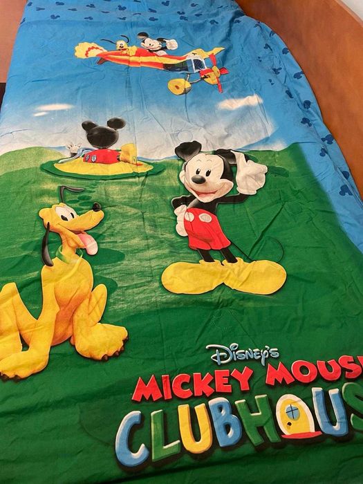 Edredão inverno cama solteiro, Disney Mickey mouse