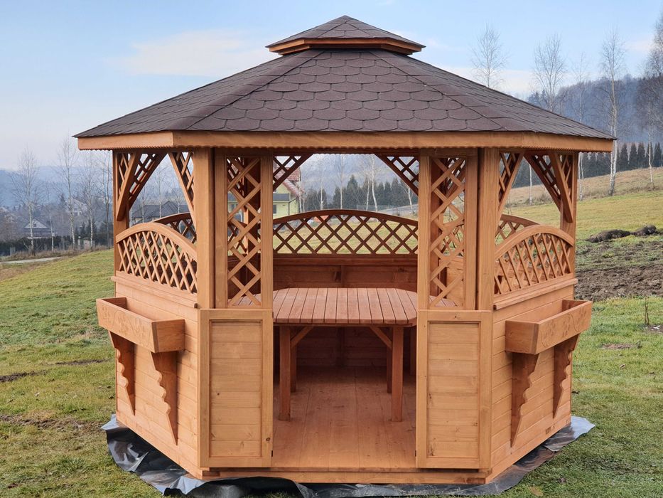 Altana z drewna altany ogrodowe altanypajak cała Polska