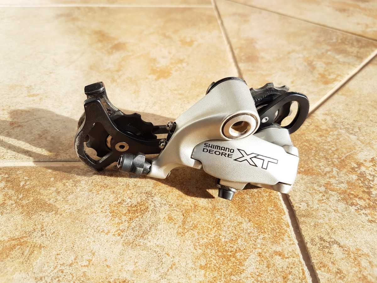 przerzutka tył Shimano DEORE XT, RD-M750, 9-speed, retro mtb