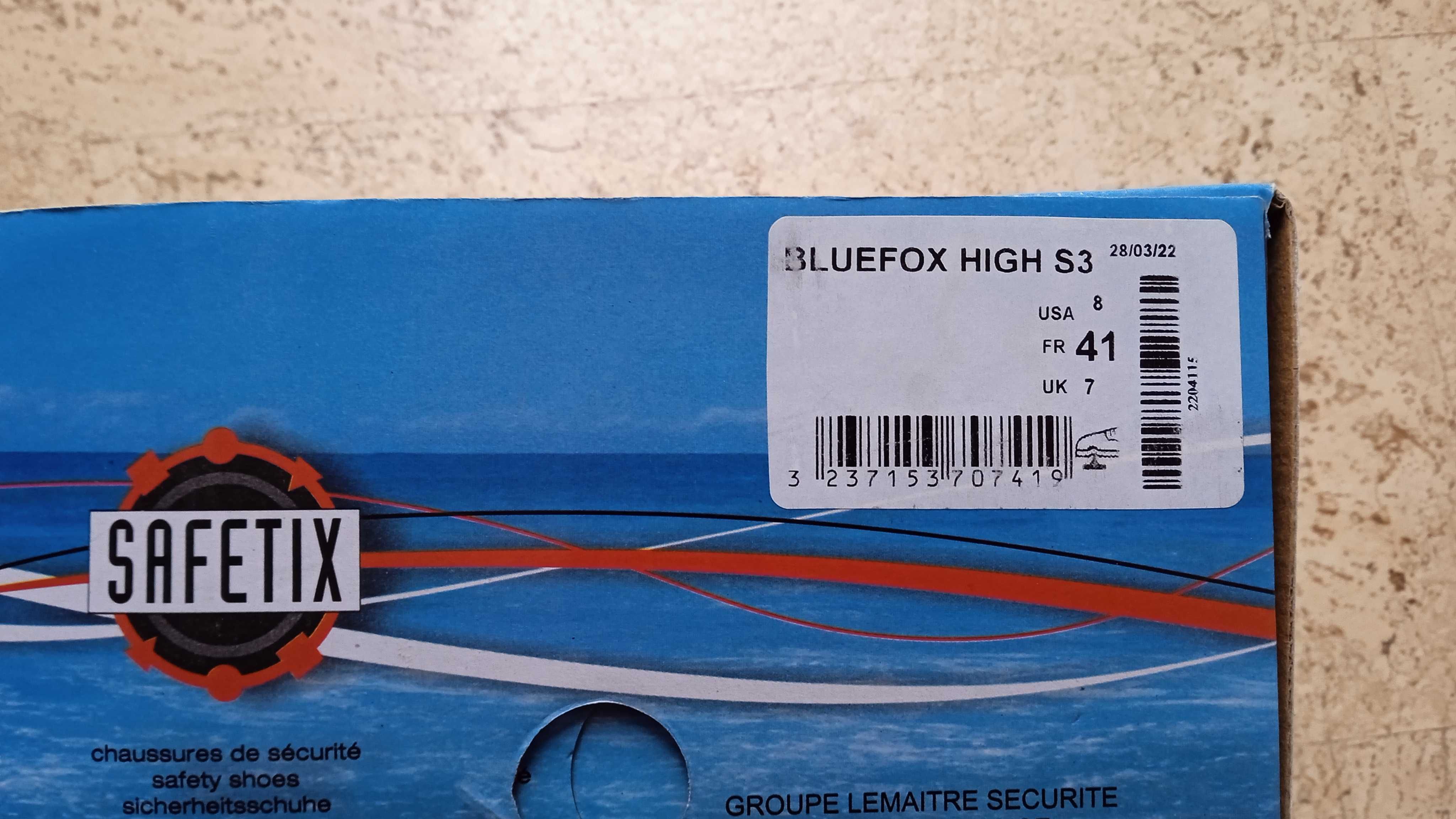 NOWE Buty Safetix Bluefox High S3 rozmiar 41