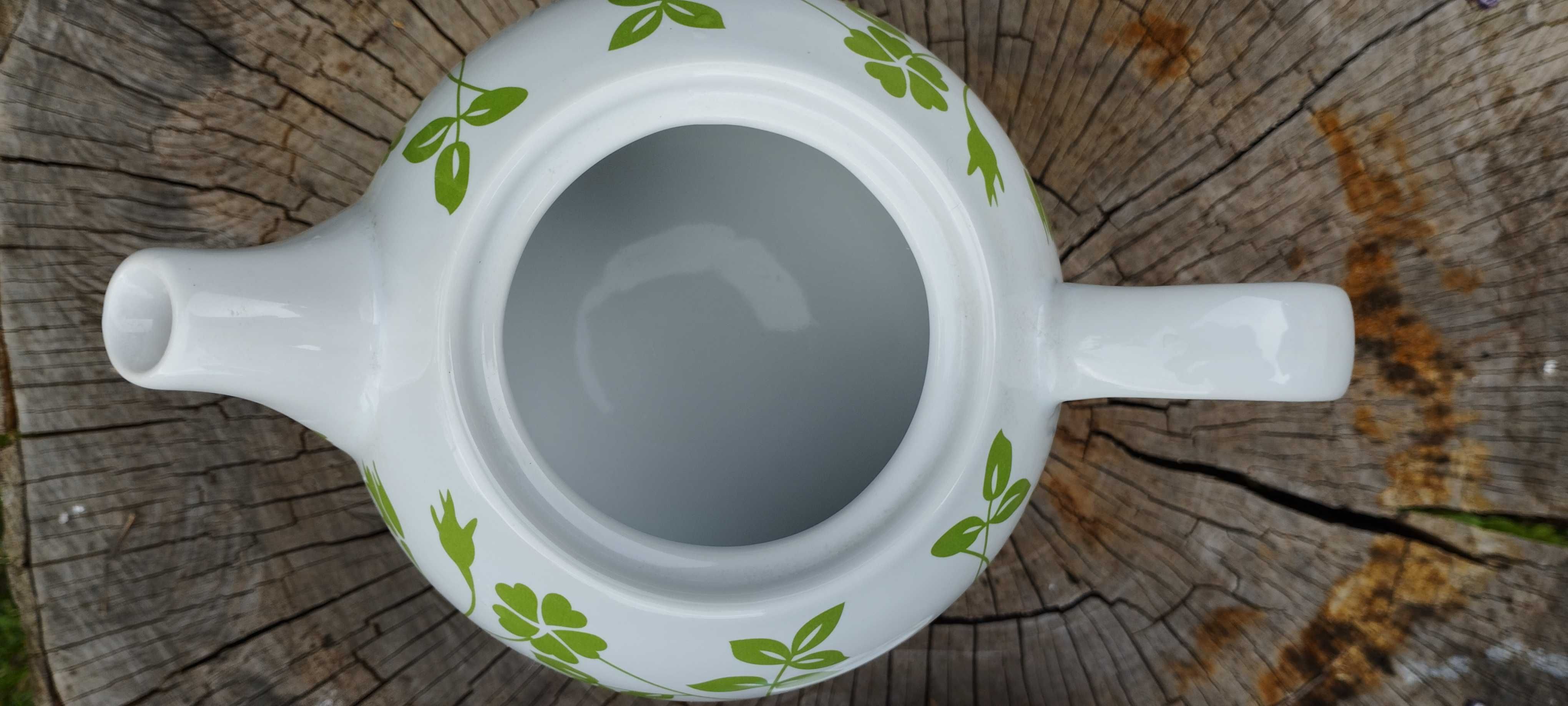 Uroczy czajniczek na herbatę, ceramiczny, na świeczkę, 0.75 l