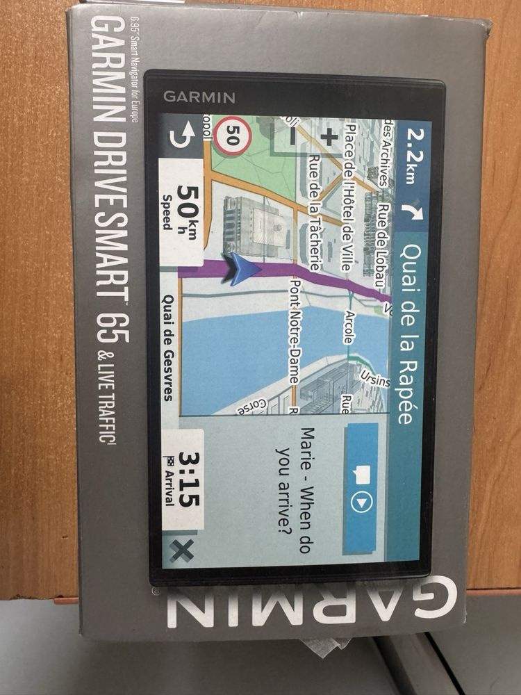 Навігатор Garmin drivesmart 65 live traffic
