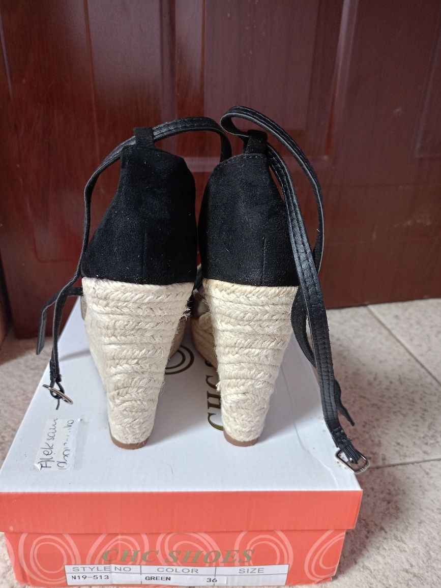Sandały espadryle 36