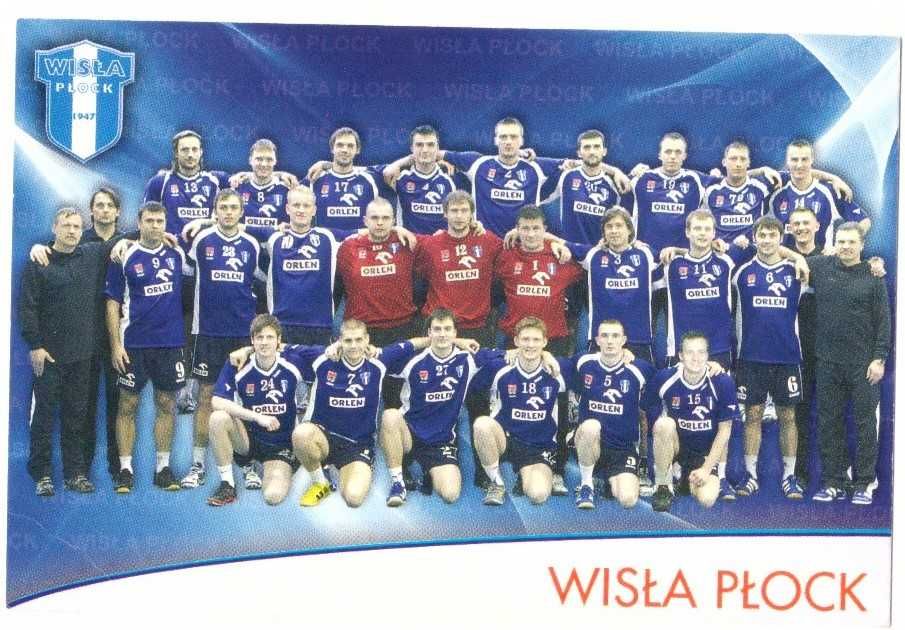 Wisła Płock pocztówka piłka ręczna