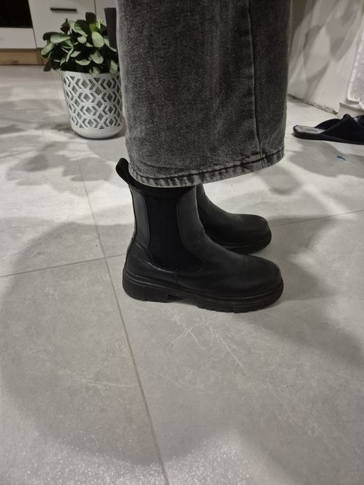 Botki ccc nelli blue 37 23,5 cm zara h&m