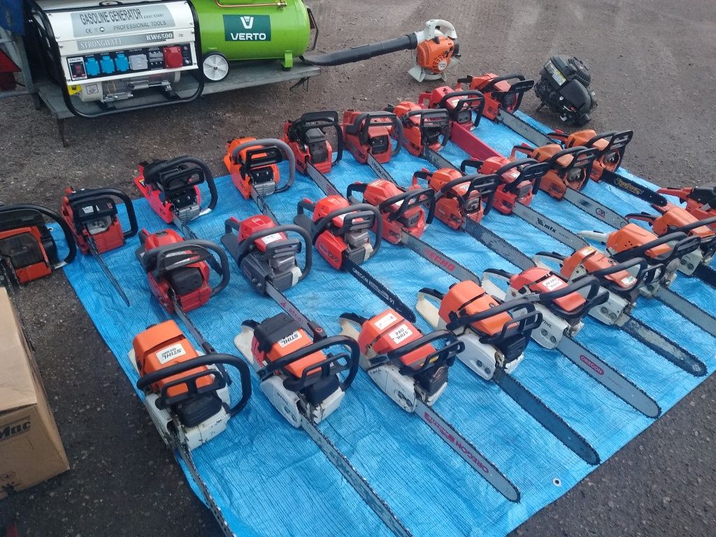 Piła spalinowa Stihl Husqvarna echo dolmar oleo-mac shindawia z Niemie