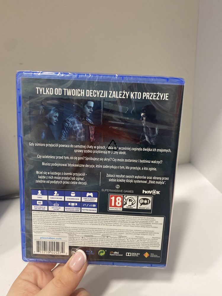 Gra Until Dawn na ps4 NOWA